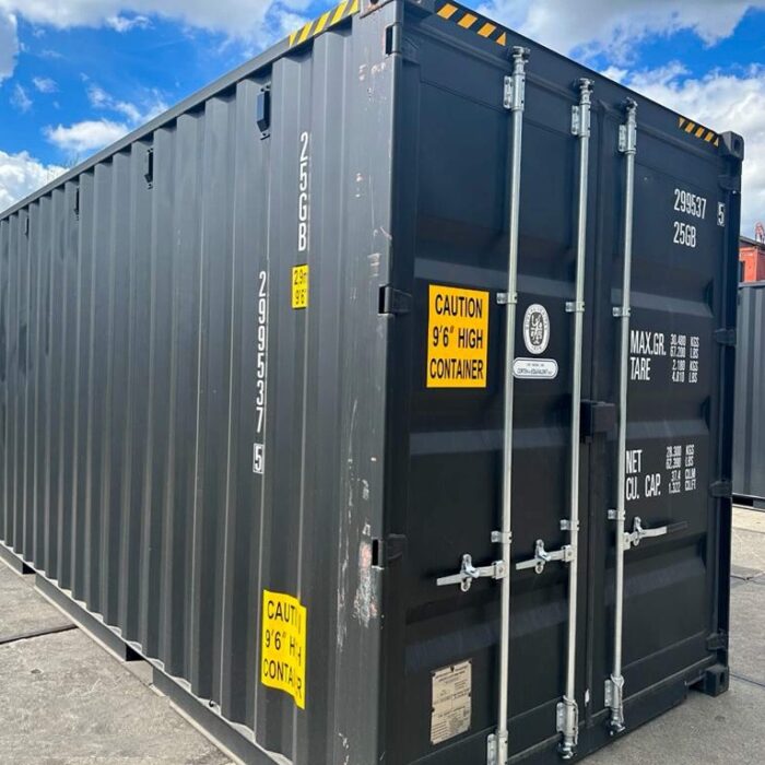 Conteneur maritime 20’HC couleur RAL 9005